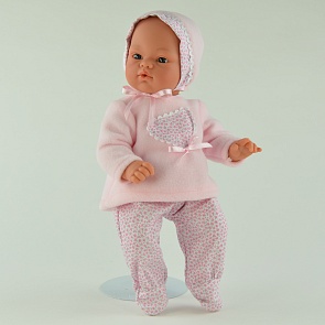 Кукла Коки в розовом чепчике, 36 см. (Asi, 403220)